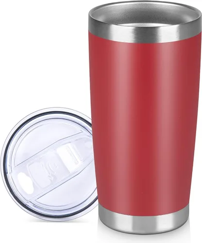 Vista 29 de Vaso Térmico de 20 oz de Acero Inoxidable Vasos Térmicos a Granel con Tapa Aislamiento de Doble Pared Tazas de Café Térmicas para Bebidas Calientes