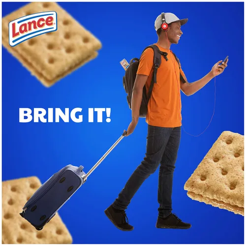 Vista 6 de Lance Galletas tipo sándwich, hechas con galletas integrales, mantequilla de maní, 8 paquetes individuales (paquete de 14)
