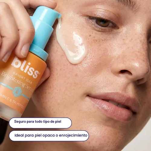 Vista 7 de Bliss Bright Idea - Suero facial de Vitamina C & Tri-péptido, protege y ilumina la piel, reduce las manchas oscuras y reafirma visiblemente la piel