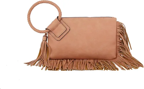 Vista 52 de Monedero de mano para mujer, cartera de noche con correa de mano, informal, formal, de cuero vegano, Metro Muse