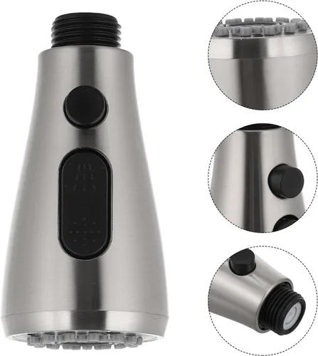Vista 4 de DOITOOL Grifo de cocina de repuesto con cabezal rociador extraíble, boquilla universal para fregadero, rociador de grifo de agua, fácil de instalar