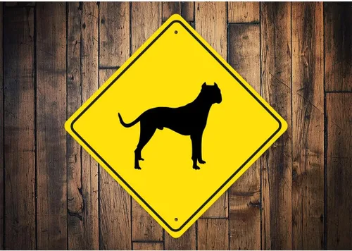 Vista 2 de Dogo Argentino Dog Diamond Sign - 12 x 12