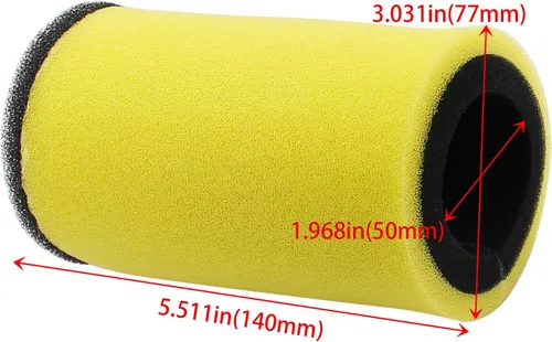 Vista 2 de Road Passion 1YW-14451-00-00 FS-920 NU-3232ST NU-3232 Filtro de aire compatible con Yamaha Big Bear 350 4x4 YFM350FW 1987-1999/Big Bear 350 2x4