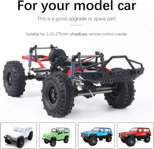 Vista 4 de Fine Workmanship Durability RC Link Rod, Rust‑Proof Link Rod, Outdoor for 1/10 275mm Wheelbase RC Crawler