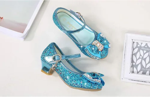 Vista 4 de Cadidi Dinos Zapatos de vestir para niñas zapatos de fiesta de boda zapatos de tacón Mary Jane Princesa bebéniño pequeñoniño grande