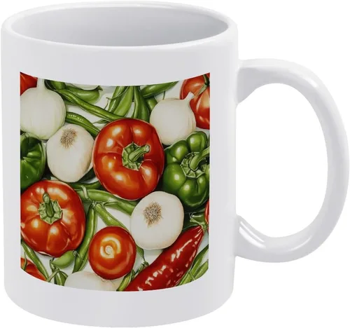 Vista 10 de Tazas de café de tigre feroz a rayas asiáticas vintage de cerámica abstracta vida silvestre Asia naturaleza selva taza papá regalos de cumpleaños