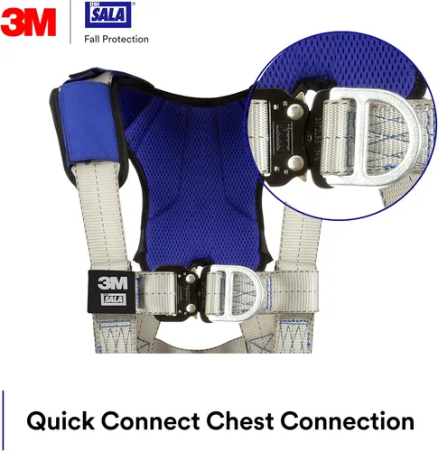 Vista 3 de 3M Unisex 3m Dbi-sala Exofit X100 Comfort Vest Climbing Harness Fall Protection