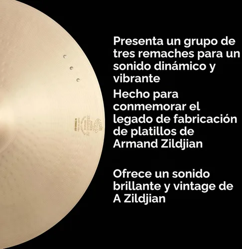 Vista 5 de Zildjian A0034 20" A Medium Ride Platillo