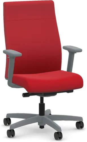 Vista 29 de HON Ignition 2.0 - Silla de oficina de tela, tapizada, brazos ajustables, silla de oficina ergonómica ejecutiva reclinable, con inclinación
