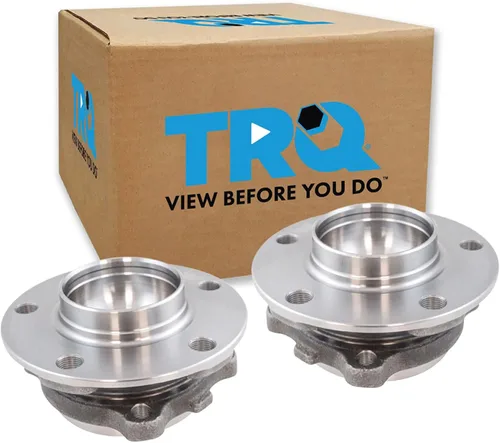 Vista 109 de Conjunto de rodamiento de rueda delantera de 2 piezas y buje TRQ Compatible con Pontiac Solstice 2006-2009 Saturn Sky 2007-2010