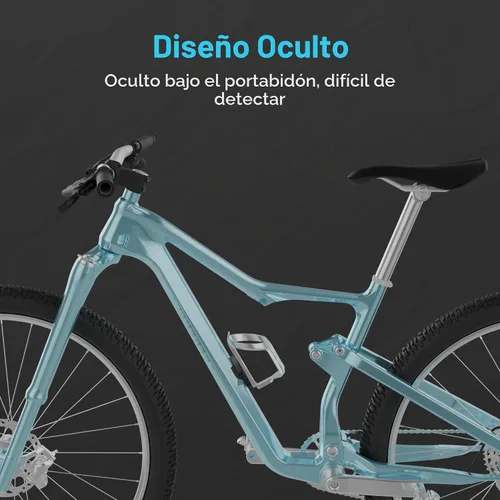 Vista 3 de Soporte de bicicleta para AirTag Gen 2 y 1, soporte oculto debajo de Negro - para AirTag