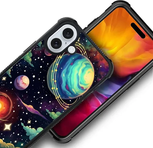 Vista 873 de Funda compatible con iPhone 15, diseño de elefantes africanos, diseño increíble a prueba de golpes, antiarañazos, carcasa trasera de policarbonato