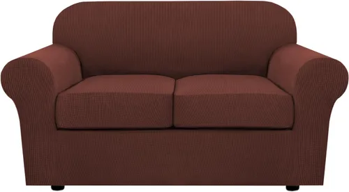 Vista 24 de H.VERSAILTEX Fundas de Sofá Elásticas para Cojines Fundas de Sofá para Muebles de Sala Fundas Protectoras