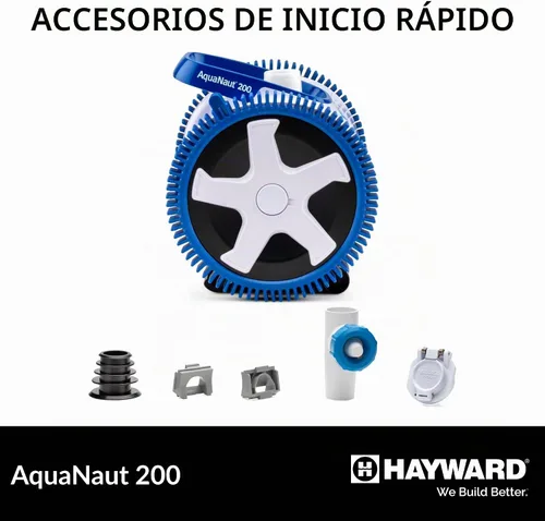Vista 7 de Hayward AquaNaut 200 - Limpiador de piscina de succión, aspiradora
