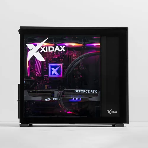 Vista 3 de XIDAX PC para juegos preconstruida, Ryzen 7 7800X3D, RTX 5070, 32 GB DDR5