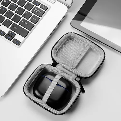 Vista 5 de Geekria Shield - Funda para auriculares compatible con JBL Tour Pro 3, Sense Lite, Wave Buds True Wireless Earbuds, bolsa de transporte de viaje