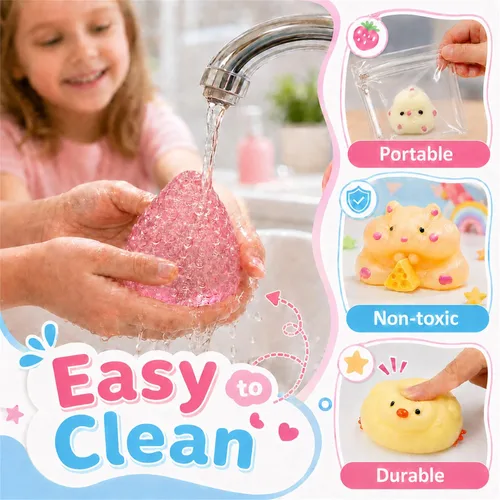 Vista 3 de 15Pcs Taba Squishy Pack Fidget Toys, Squishies Stress Relief Toys for Kids 15