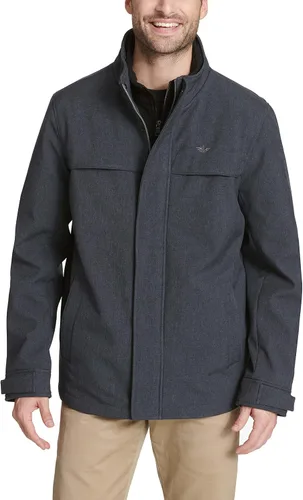 Vista 10 de Dockers Men's Dwight Soft Shell Bib Jacket
