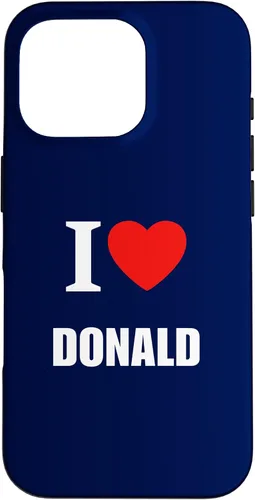 Vista 20 de Cute I Love Heart Donald Parents Wife Husband Girl Boy Case for iPhone 16