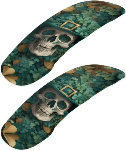 Vista 27 de Fundas para reposabrazos de silla de escritorio con estampado de estrellas de gato, 2 fundas elásticas para reposabrazos de silla de oficina, a