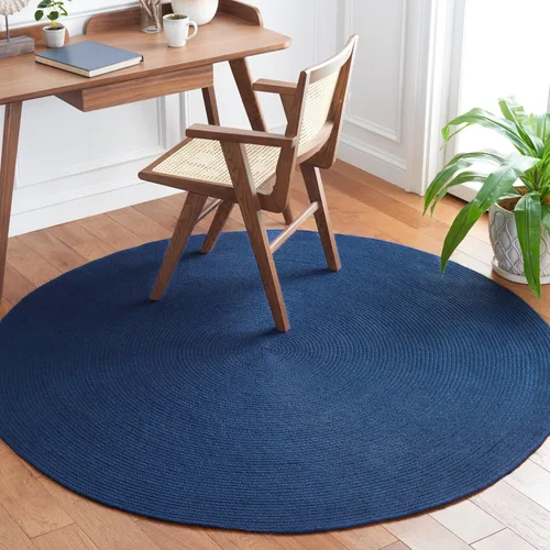 Vista 12 de SAFAVIEH Alfombra trenzada Collection – Alfombra redonda de 3 pies, color beige, hecha a mano, casa de campo, ideal para zonas de alto tráfico