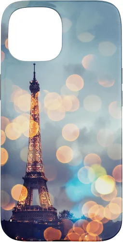 Vista 6 de iPhone 16 escénica Torre Eiffel París Francia por la noche Bokeh Majestic Case