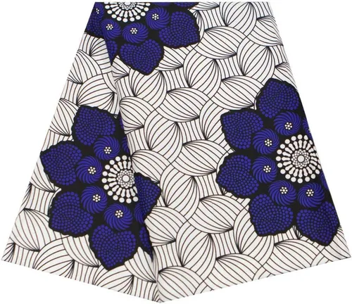 Vista 9 de BintaRealWax Tela Africana Ankara de Poliéster con Impresiones de Cera 6 Yardas de Tela Africana Tradicional para Vestido de Fiesta PL536