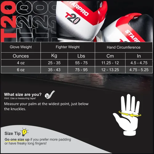 Vista 2 de Starpro Guantes de boxeo para niños, 4 onzas, 6 onzas, guantes de boxeo juveniles para niños y niñas, guantes juveniles para boxeo, artes marciales