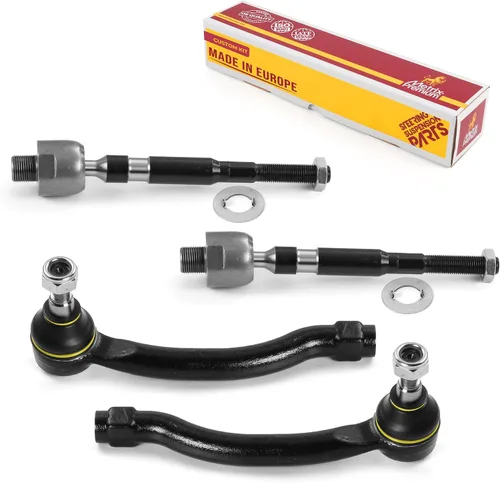 Vista 88 de Metrix Premium Chassis Parts - Kit de 4 piezas de extremos de barra de acoplamiento frontal exterior e interior compatible con Nissan Pathfinder