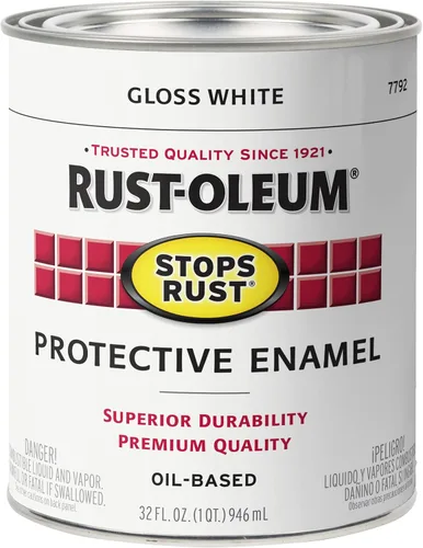 Vista 20 de Carbón gris brillante Rust-Oleum (7784502) contra el óxido 32 onzas, 7784502 Gris carbón brillante