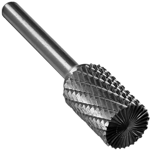 Vista 83 de Drill America SA-1 Rebaba de carburo/lima giratoria cilíndrica de doble corte para amoladora de troquel de 1/4" de diámetro x 5/8" de longitud