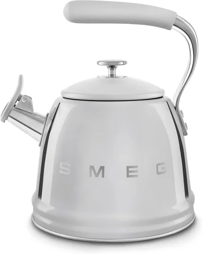 Vista 12 de Smeg Tetera silbante Retro para estufa – 2.4L (Negro)
