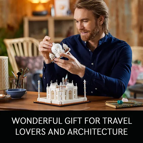 Vista 6 de LEGO Architecture Taj Mahal 21056 Set de Construcción - Colección de Monumentos, Modelo para Exhibición, Idea de Regalo de Decoración del Hogar