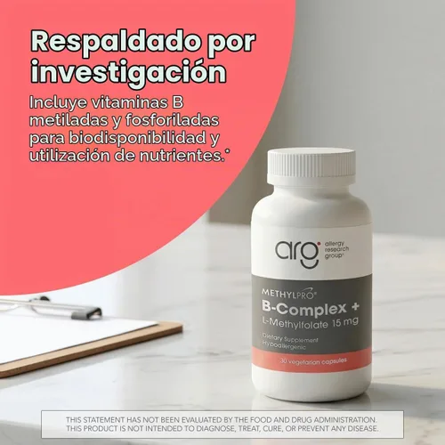Vista 5 de Complejo MethylPro B con L-metilfolato 15 mg, 30 cápsulas