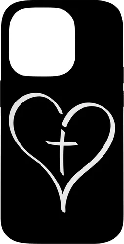 Vista 17 de Blessed Christian Heart Jesus Cross Christian Catholics Cute Case for iPhone 16