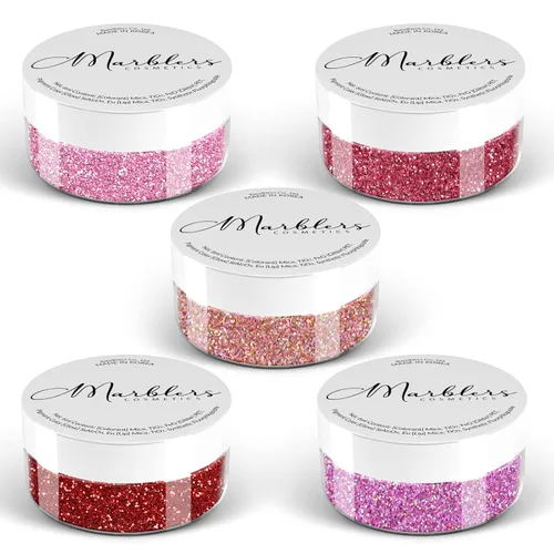 Vista 36 de MARBLERS Polvo de mica natural grueso [perla azul acero] 0.11 onzas (0.11 oz) altamente pigmentado no tóxico, vegano, libre de crueldad animal