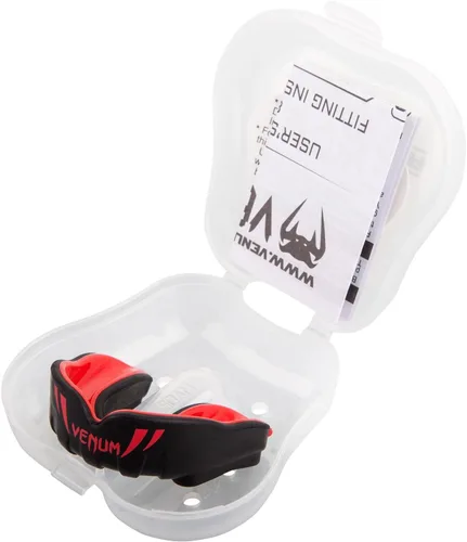 Vista 5 de Protector bucal Venum Challenger - para niños - Negro/Rojo