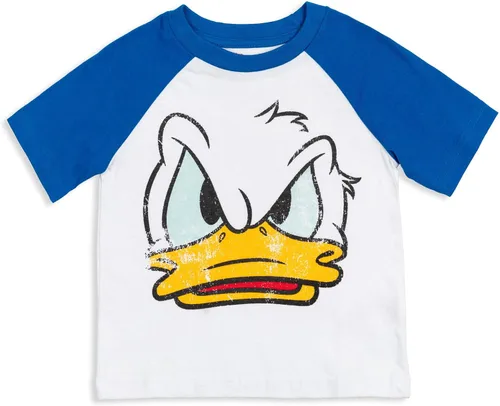 Vista 6 de Disney Mickey Mouse Goofy Donald Duck - Paquete de 3 camisetas para niños pequeños y grandes