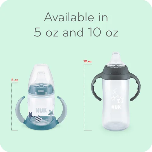Vista 5 de NUK Vaso pequeño Tritan para aprendices, 5 onzas, 6+ meses (paquete de 2)