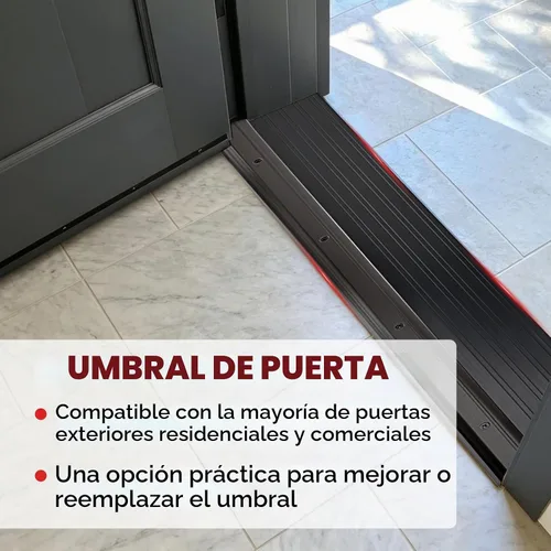 Vista 5 de Umbrales de puerta de aluminio de 36 "para puertas exteriores 5-5/8