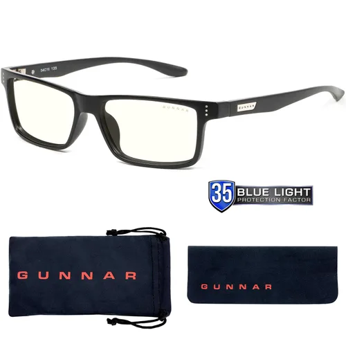 Vista 3 de GUNNAR - Blue Light Reading Glasses - Vertex, Onyx, Amber and Clear Bundle, 1.5