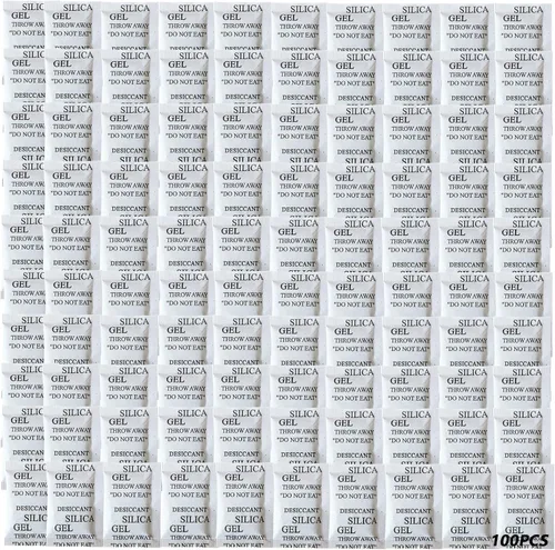 Vista 8 de 50 paquetes de gel de sílice de 0.18 oz, absorbentes de humedad premium