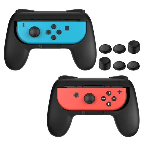 Vista 44 de FASTSNAIL Grips Compatible with Nintendo Switch for Joy Con & OLED Model for Joycon, Wear-resistant Handle Kit Compatible with Joy Cons Controllers