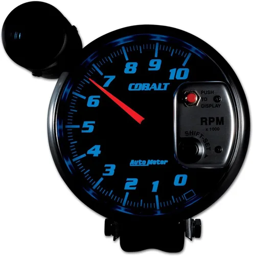 Vista 3 de Auto Meter 6299 - Tacómetro de montaje en pedestal de cobalto, calibre 5.000 pulgadas