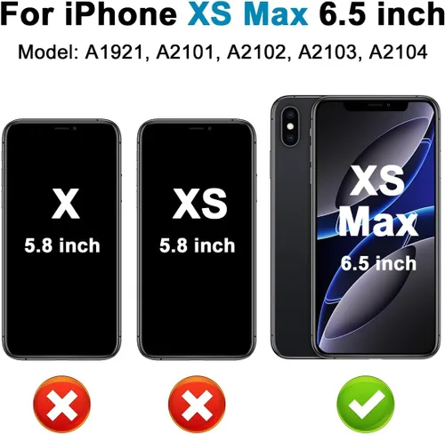 Vista 2 de [OLED] para iPhone Xs MAX Reemplazo de pantalla de 6.5 pulgadas [NO LCD] Pantalla 3D Touch Frame Asamblea Digitalizador para Modelo A1921, A2101