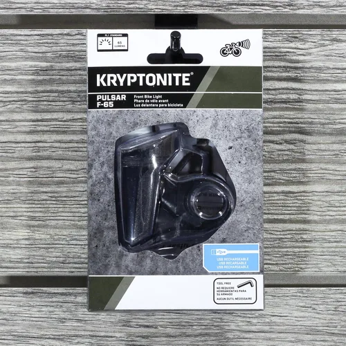Vista 3 de Kryptonite Faro delantero LED para bicicleta Pulsar F-65