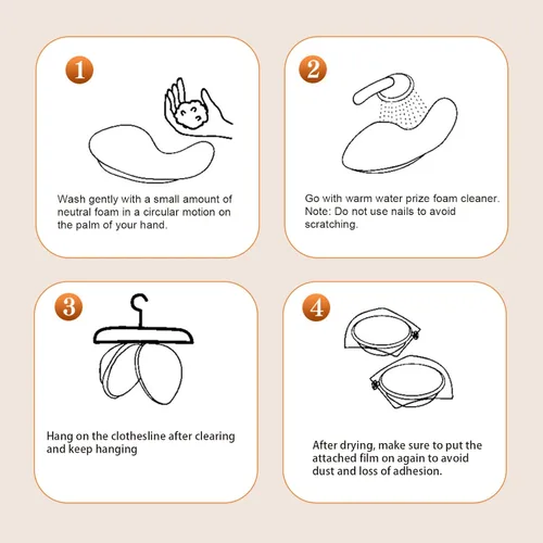 Vista 5 de Adhesive Bra, Sticky Bra Invisible Silicone Lift Bra for Women, Self Sticky Backless Strapless Bra
