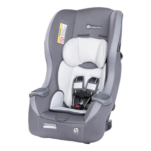 Vista 19 de Baby Trend Trooper™ Slim 3 en 1 Asiento de coche convertible, Gris Dash