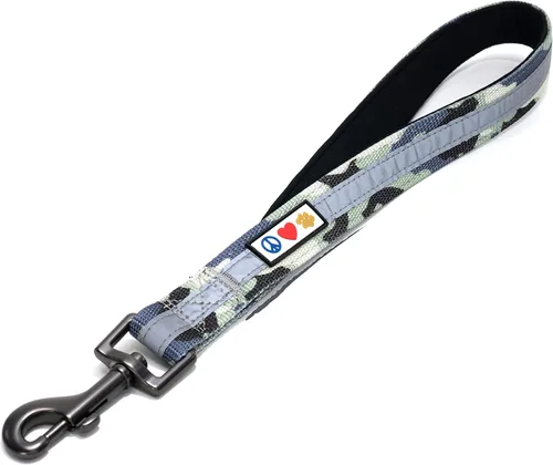 Vista 13 de Pawtitas Correa de perro de doble asa resistente para entrenamiento, correas sin tirones, ideal para perros medianos y grandes, ideal para caminar