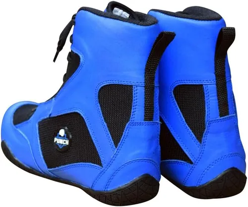 Vista 6 de Rightpunch - Zapatos de boxeo transpirables para hombres, mujeres y jóvenes Zapatos de boxeo antideslizantes y ligeros con suela de goma